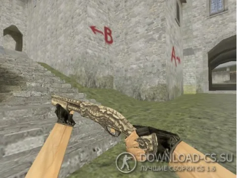 Модель HD Sawed-Off «Sci Fi Tech» для CS 1.6