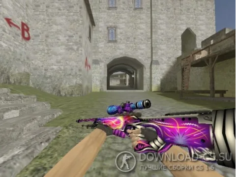 Модель HD AWP «Iron Ultraviolet» для CS 1.6