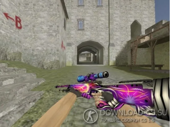 Модель HD AWP «Iron Ultraviolet» для CS 1.6