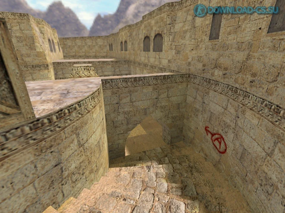 Карта de_dust_castle для CS 1.6