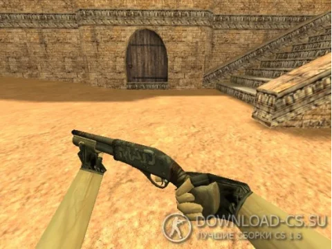 Модель HD Sawed-Off «Mad Maniac» для CS 1.6
