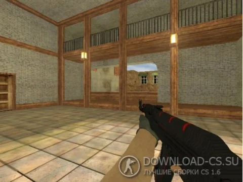 Модель AK-47 «Redline — Красная линия» для CS 1.6