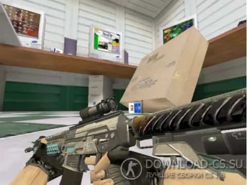 Модель HD SG 553 «Gauss Rifle» для CS 1.6