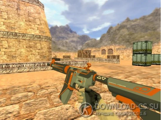 Модель HD M4A4 «Storm» для CS 1.6