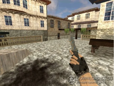 Модель ножа HD «Huntsman | Case Hardened Remake» для CS 1.6