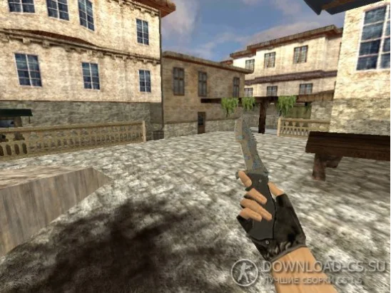 Модель ножа HD «Huntsman | Case Hardened Remake» для CS 1.6