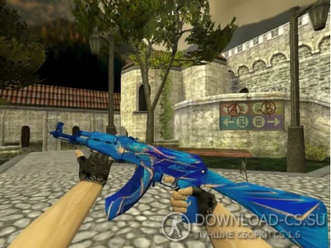 Модель HD AK-47 «Drakestorm» для CS 1.6