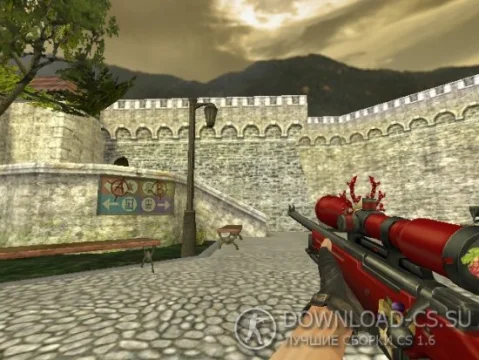 Модель AWP «Новогодняя» для CS 1.6