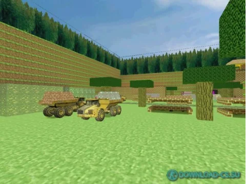 Карта fy_minecraft_mine_vhe для КС 1.6