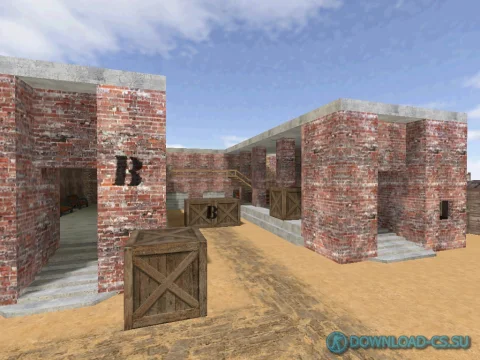 Карта de_desert_west для КС 1.6