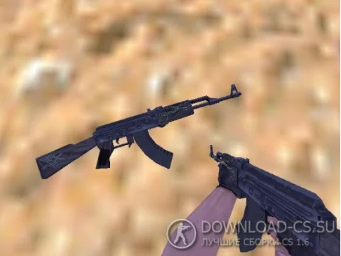 Модель AK-47 «Pinstripe» для CS 1.6