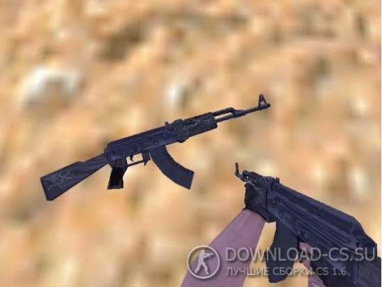 Модель AK-47 «Pinstripe» для CS 1.6