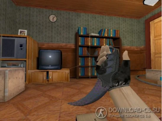 Модель ножа HD «Karambit | Electric Hive» для CS 1.6