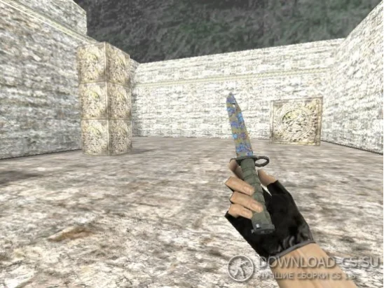 Модель ножа HD «Bayonet | Case Hardened» для CS 1.6