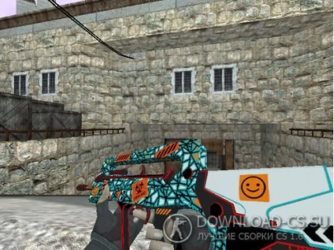 Модель HD Famas «Angry Emoji» для CS 1.6