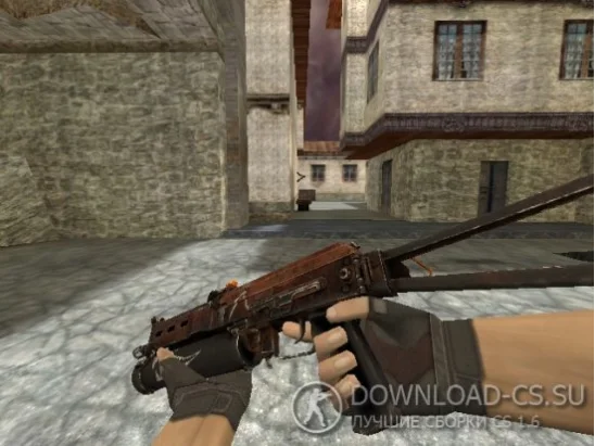 Модель HD PP-19 Bizon «Rusty Shark» для CS 1.6