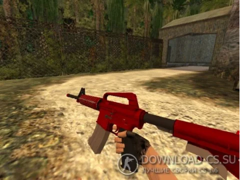 Модель HD M4A1-S «Hot Rod» для CS 1.6