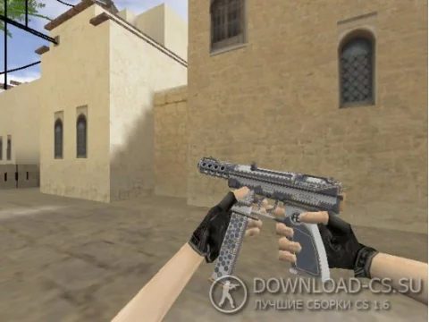 Модель HD Tec-9 «Force Orange» для CS 1.6