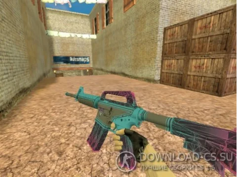 Модель HD M4A1-S «Decimator» для CS 1.6