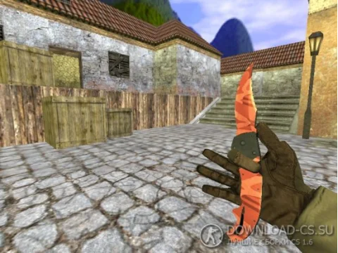 Модель ножа «Falchion | Slaughter» для CS 1.6