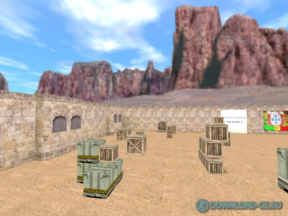 Карта awp_dust_portugal для КС 1.6