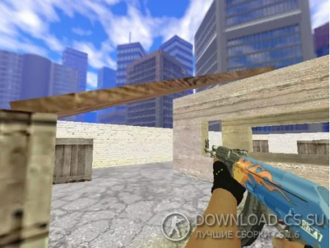 Модель HD AK-47 «Stainless» для CS 1.6