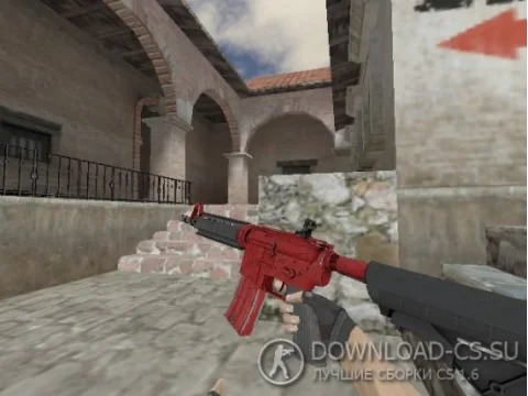 Модель HD M4A4 «Crimson Web» для CS 1.6