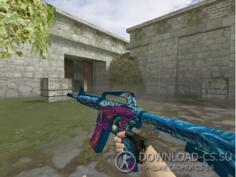 Модель HD M4A1-S «Hyper Beast» для CS 1.6