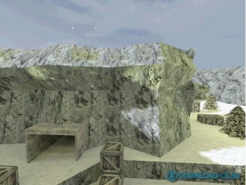 Карта gg_js_snow_war для КС 1.6