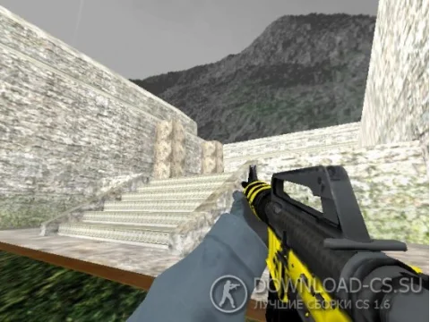 Модель M4A1 «Nuclear» для CS 1.6