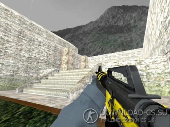 Модель M4A1 «Nuclear» для CS 1.6