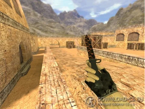 Модель ножа HD «Bayonet | Blaze» для CS 1.6