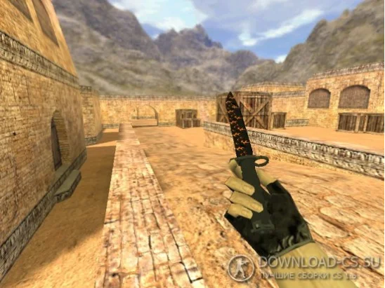 Модель ножа HD «Bayonet | Blaze» для CS 1.6