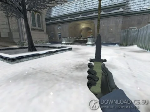 Модель стандартный нож CT из CS:GO для CS 1.6