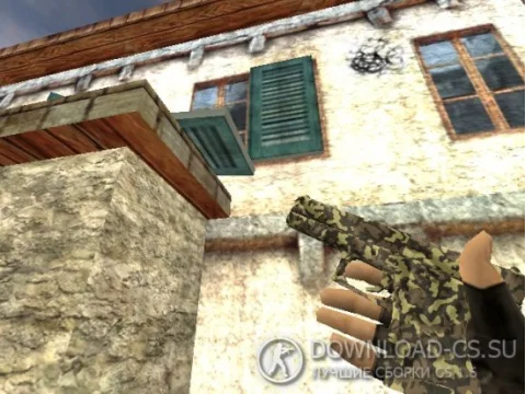 Модель HD Glock «Military Camo» для CS 1.6